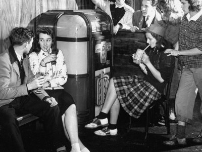 Image result for how teenagers are formed in the 1940s and 50s america